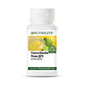 Nutrilite&trade; Гінкго білоба плюс ДГК, 100 капс. Амвей 432932 432932 фото